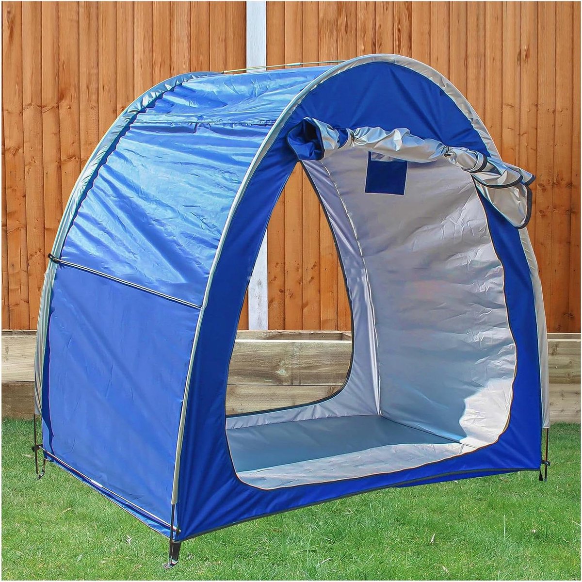 Motorfiets Tent - Opberg Schuur - Buiten Opslag - Splitsbaar Ontwerp - 200 x 80 x 165 cm - Blauw