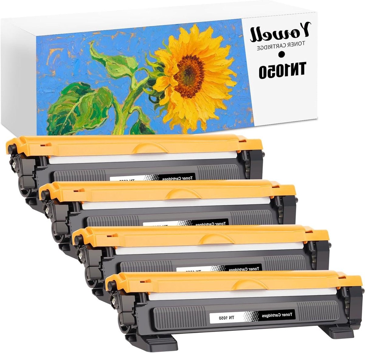 Toners Zwart - Toner Navulling - Documenten Printen - Hoge Capaciteit - 4 Stuks - Zwart