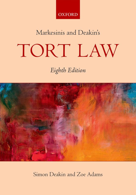 Markesinis & Deakin's Tort Law - cover