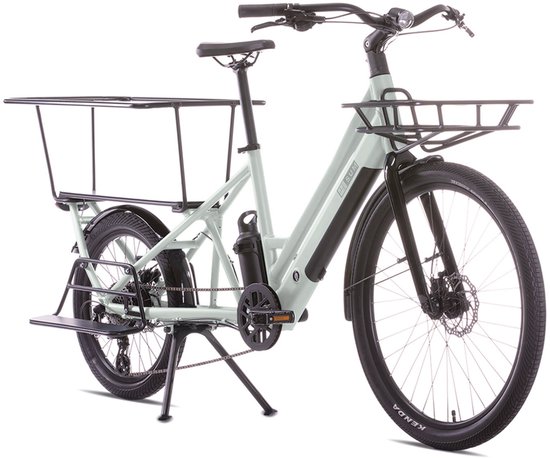 Villette La Famille elektrische longtail transportfiets 10 Ah wit van Villette — afbeelding 5