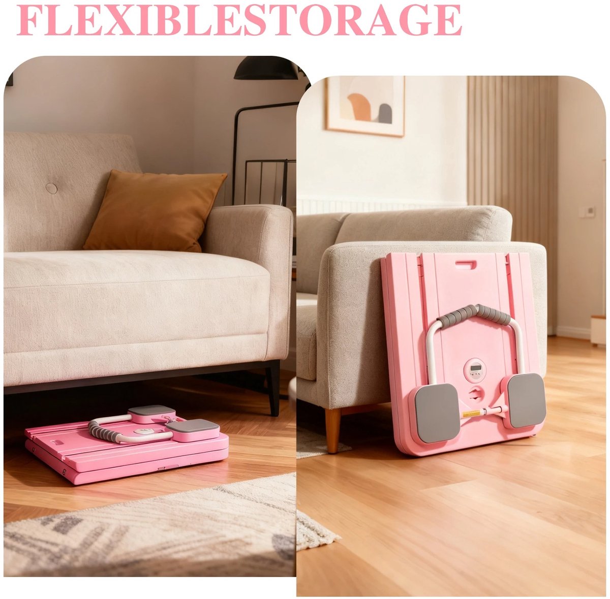 STIFFISA AURORAS Roze Pilates Board met Automatische Rebound - afbeelding 3
