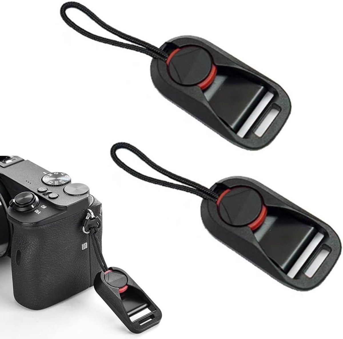 Polsband voor Fotocamera met Snelle Ontgrendeling en Paracord Touw voor SLR en DSLR Camera's