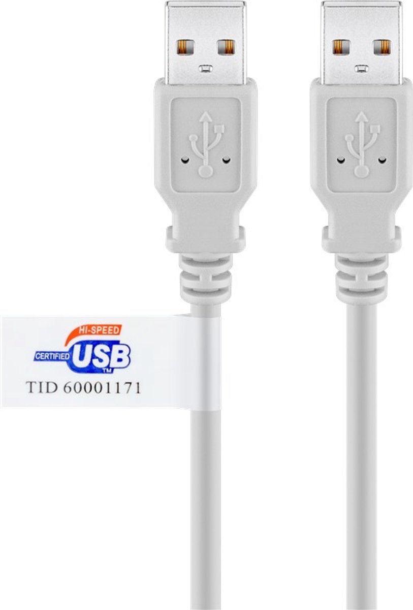 Goobay 50796 USB kabel 2 meter USB 2.0 USB A Grijs