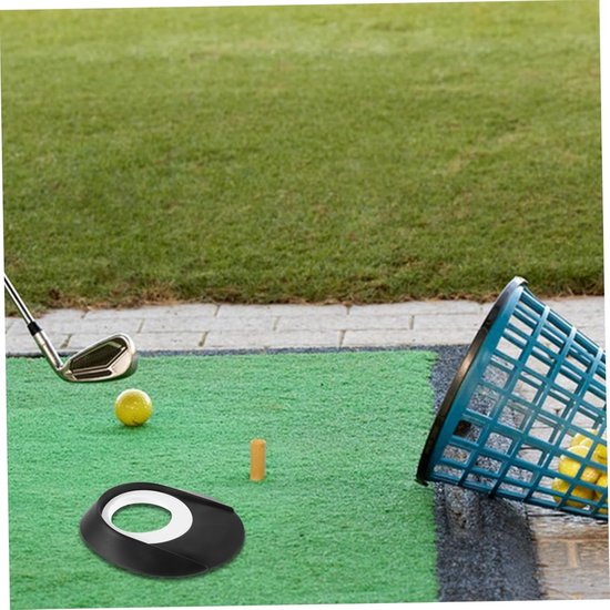 Golf Oefenbeker - Putting Cup Trainingsvlag - Golfspel Verbeteren - Verwijderbare Plastic Plaat - 19x16.3x3cm - Multi van GOLF — afbeelding 4