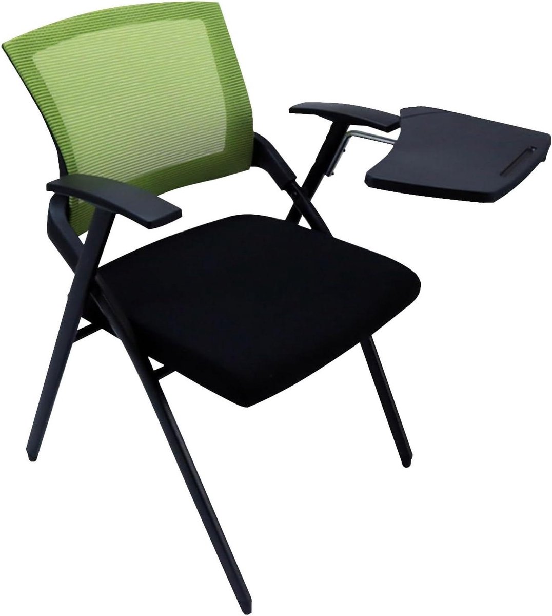 Opvouwbare Stoel - Klapstoel Bureau - Compact Werken - Mesh Rugleuning - 83cm Hoog - Groen
