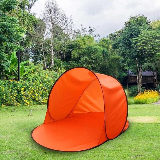 Baby Pop Up Beach Tent UV Protection Portable Extra Light Beach Tent 180T Polyester Fabric Outdoor Waterproof Throw Tent for 2 People Beach Tent van Qdreclod — afbeelding 2