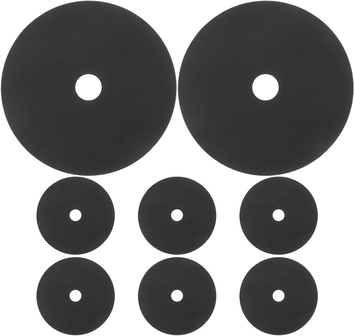 Toiletborstel Afdekkap - Toiletborstel Deksel - Badkamer Hygiëne - Geurafsluitend - 8 cm - Zwart