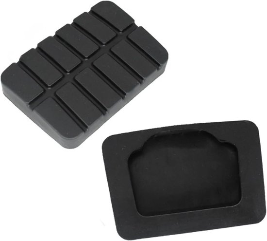 Pedaalhoezen Set - Remkoppelingspedaal Covers - Verbeterde Grip - Antislip Rubber - 2 Stuks - Zwart — afbeelding 3