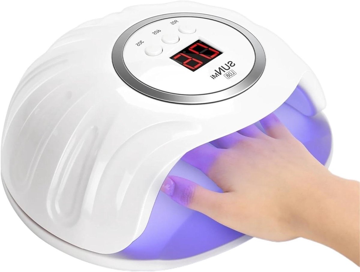 UV LED Nagellamp - Nageldroger Gel - Nagels Uitharden - 24 Lampkralen - 72W - Wit