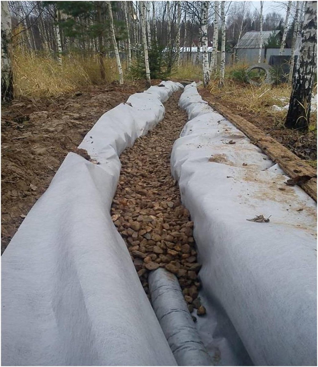 Gronddoek - Tuinvlies - Onkruid weren - Hoge waterdoorlatendheid - 1x10 meter - Wit