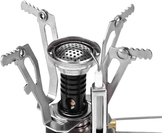 Camping Gasfornuis - Draagbare Brander - Outdoor Koken - Mini Lichtgewicht - Niet gespecificeerd - Zwart van Camping — afbeelding 3
