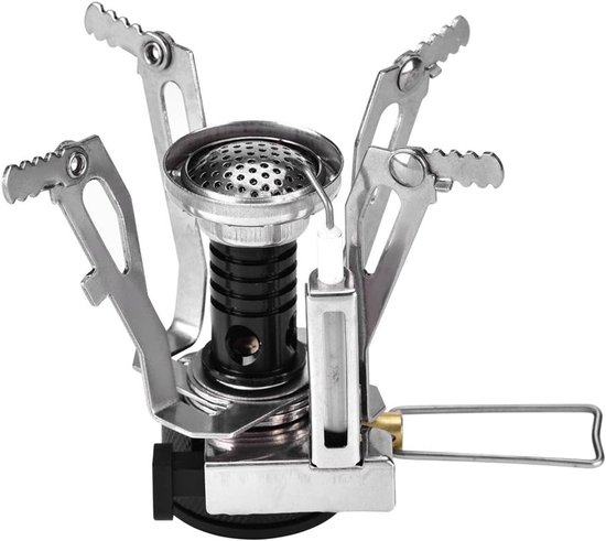 Camping Gasfornuis - Draagbare Brander - Outdoor Koken - Mini Lichtgewicht - Niet gespecificeerd - Zwart van Camping — afbeelding 4