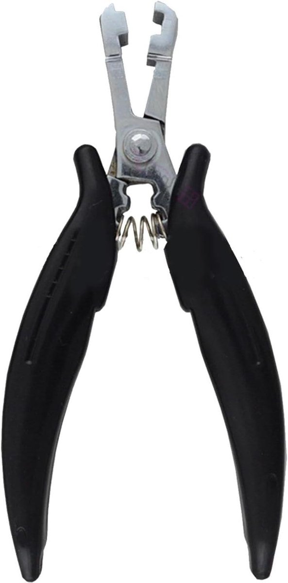 Haarverlengtang - Haartang Extensions - Haarstyling Creëren - Roestvrij Staal - 14 cm - Zilver
