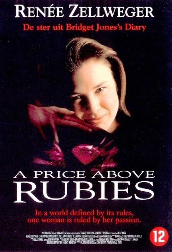 Renée Zellweger, de ster uit Bridget Jones's Diary, in een poster voor A Price Above Rubies.