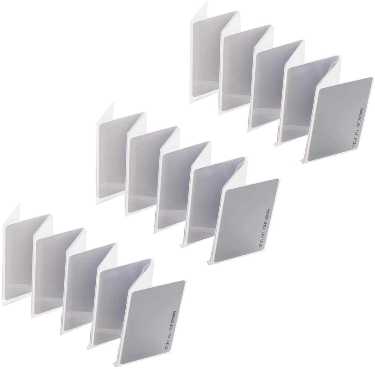 RFID Kaarten - Keycards Toegang - Toegangscontrole Systemen - Uniek ID Nummer - 50 stuks - Wit