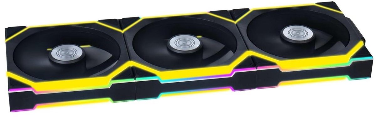PC Ventilator - Case Fan - Koeling PC - Draadloze RGB Controle - 120mm - Zwart