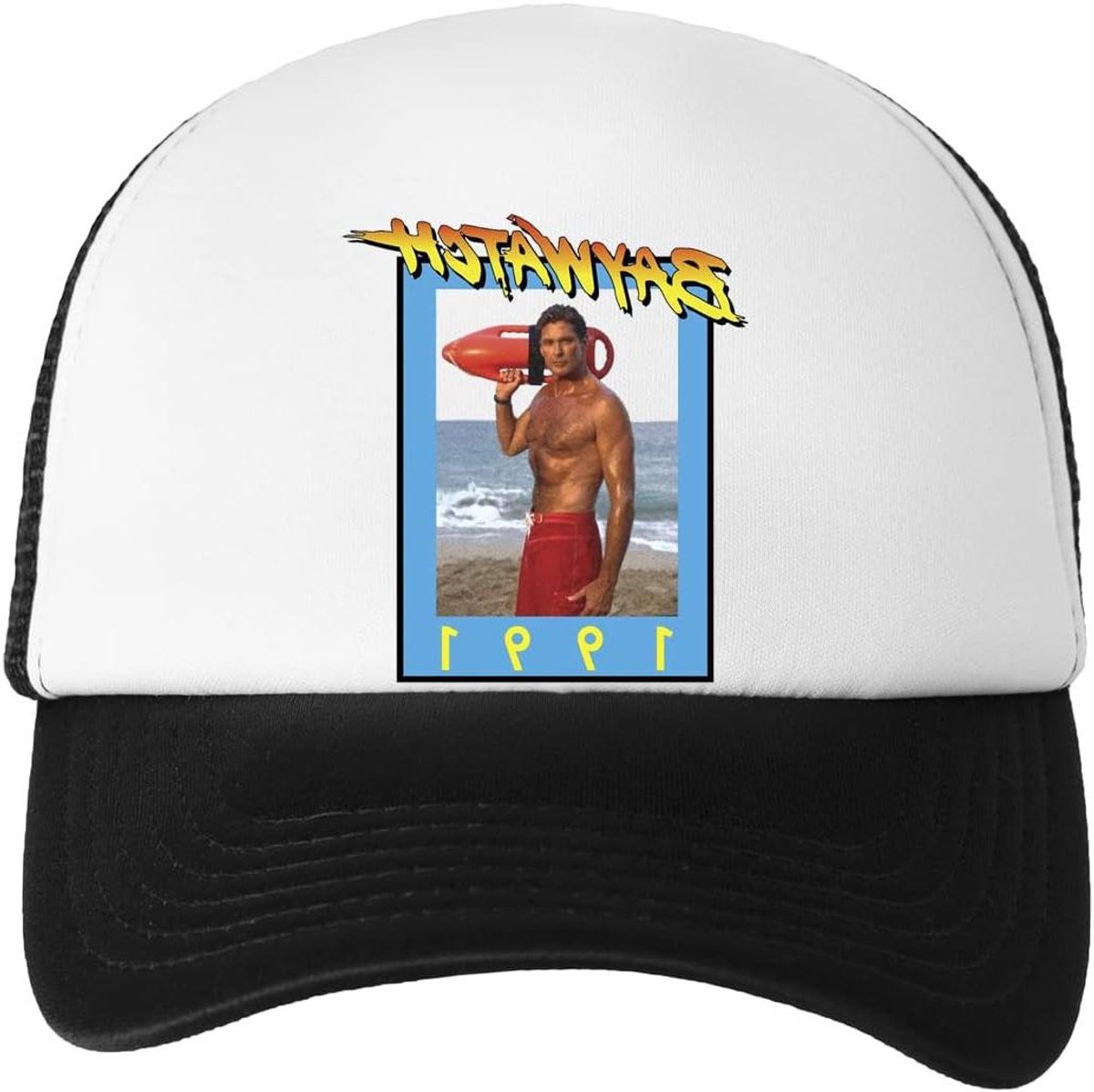 Baseball Cap - Snapback Cap - Zomerse Bescherming - Hoge Kwaliteit Print - Verstelbaar - Zwart