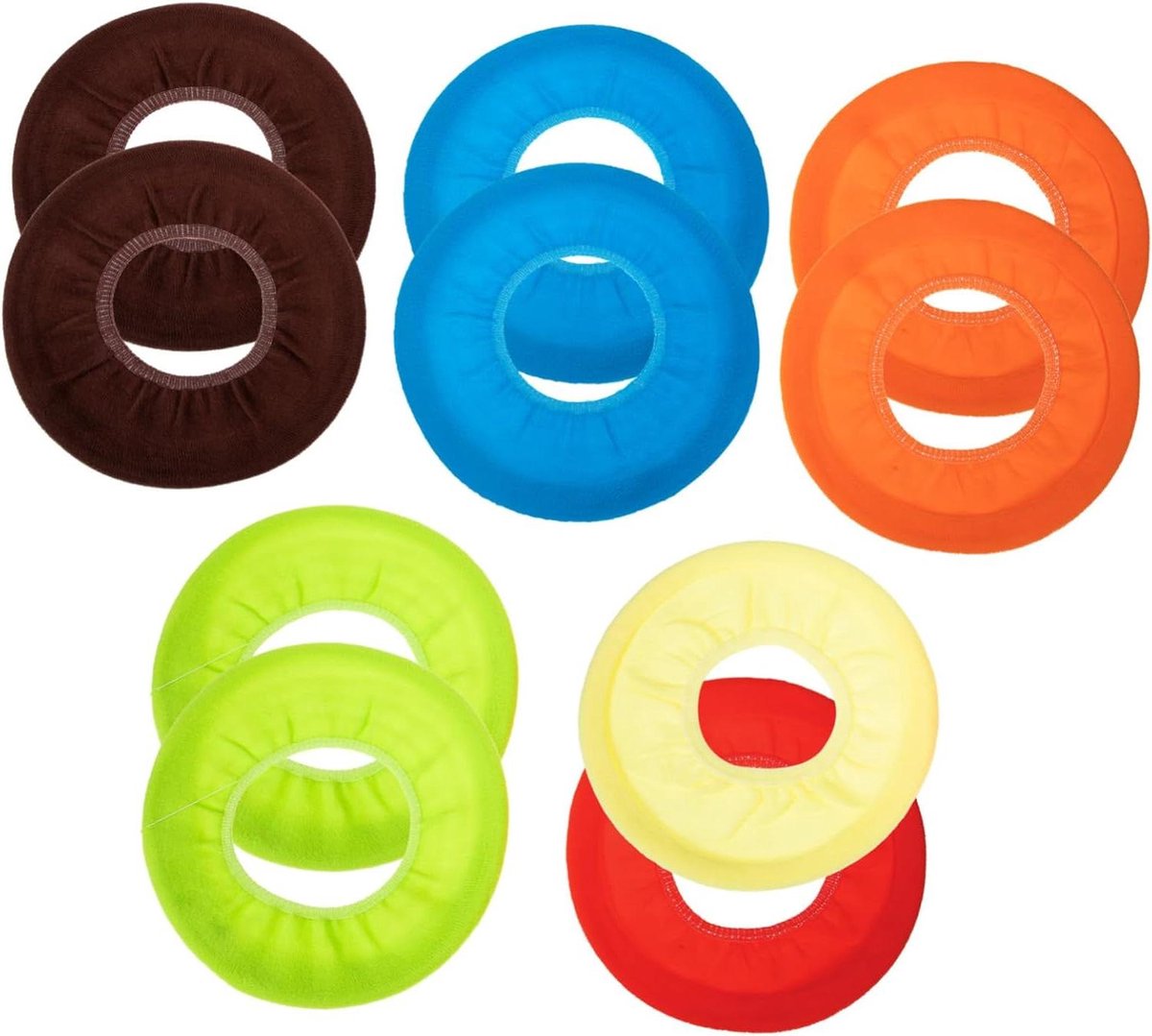 Toiletbrilbeschermers 10-pack - Wegwerp hoezen - Hygiënisch Gebruik - Verdikt Ontwerp - 42x26cm - Diverse Kleuren