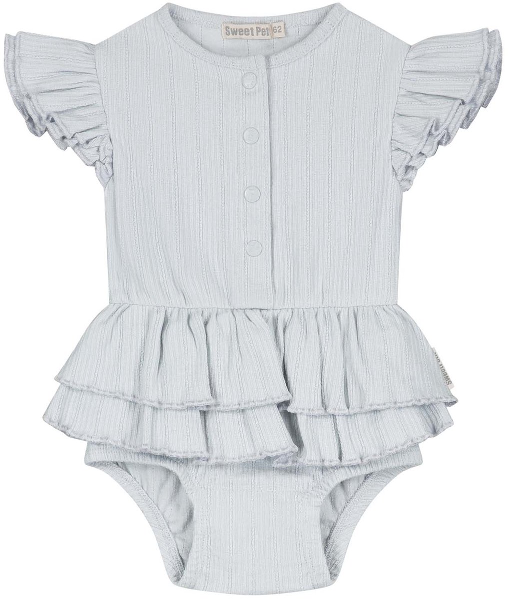 Sweet Petit baby body Pimme - Meisjes - Blauw - Maat 74