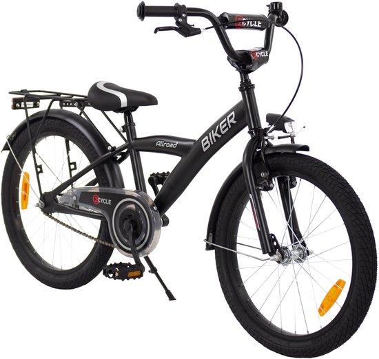 2Cycle Bike-Cargo kinderfiets 20 inch (6 tot 8 jaar) voor jongens zwart van 2Cycle — afbeelding 5