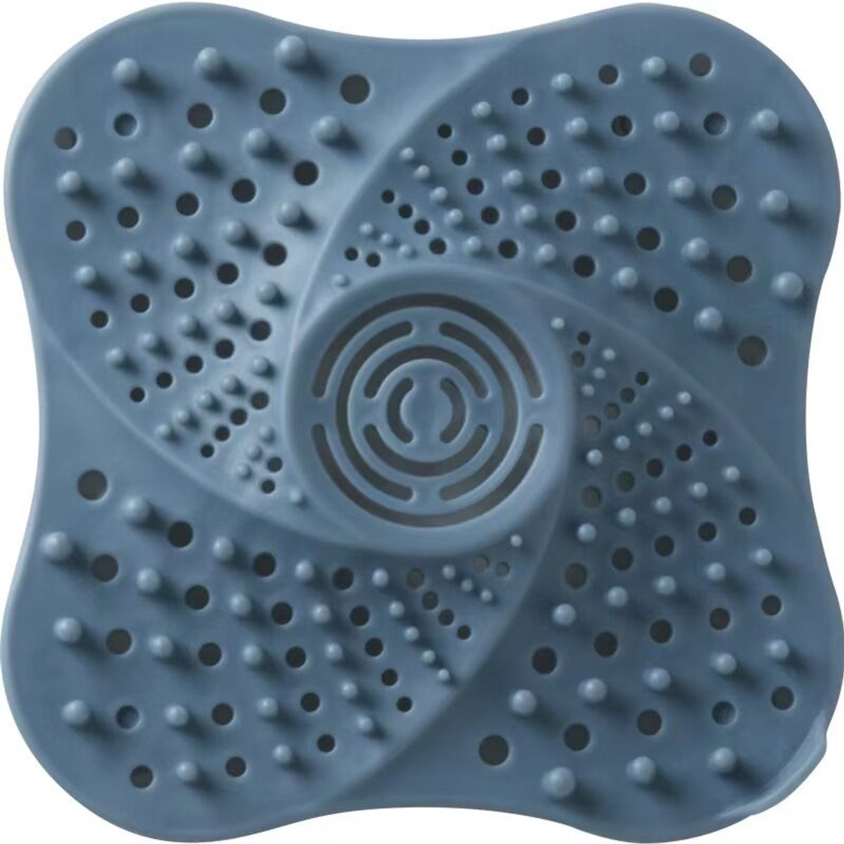 1Een blauw douchefilter Geschikt voor haar