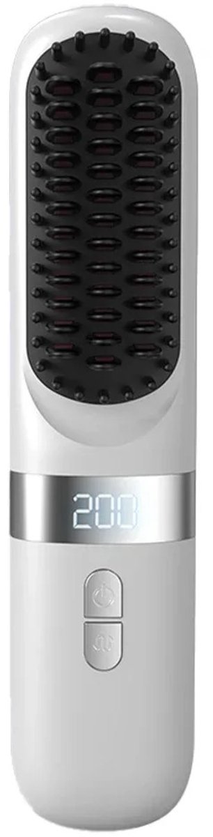 Innovastore Draadloze Stijlborstel - Elektrische borstel - Warmteborstel - Draadloze stijltang - Stijlkam - Keramisch - Wit