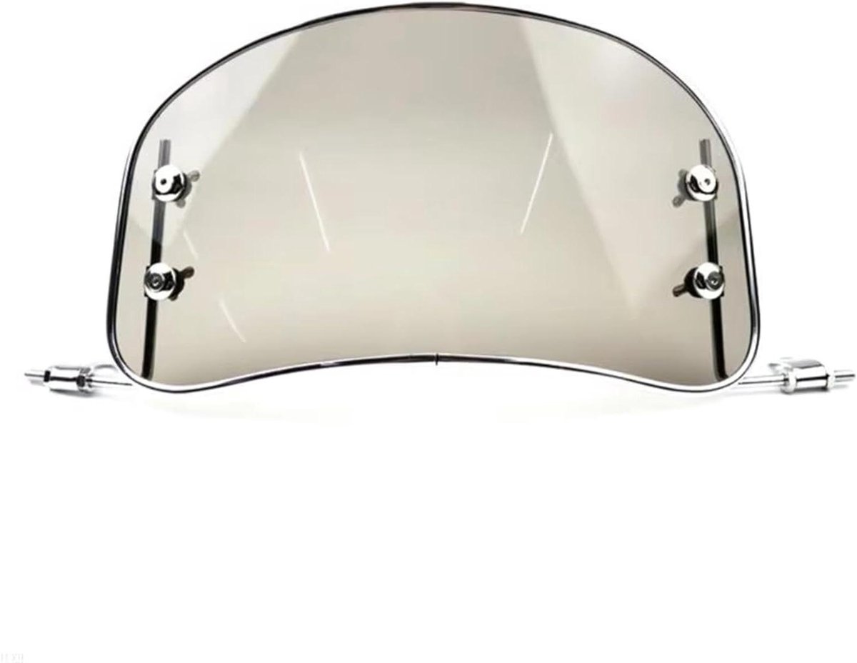 Motorfiets Windscherm - Scooter Deflector - Comfortabel Rijden - Universele Pasvorm - 39.5 cm Lengte - Zwart