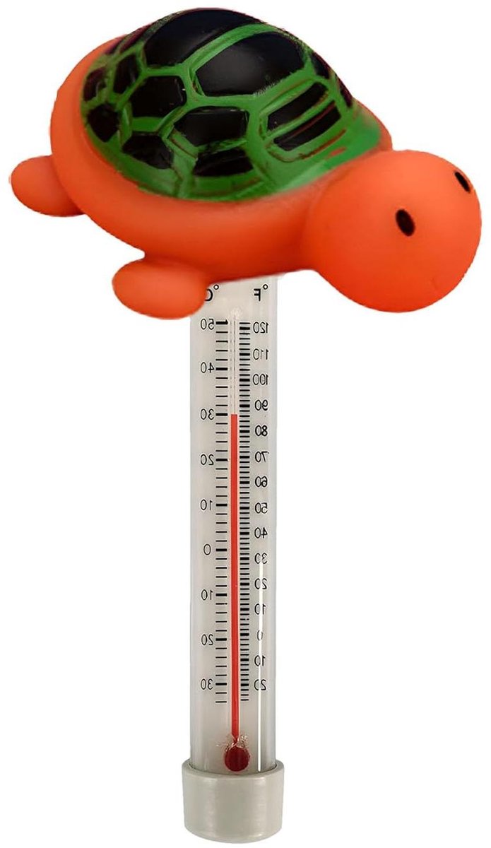 Drijvende thermometer - Zwembad meter - Watertemperatuur meten - Direct af te lezen - 179 cm - Meerdere kleuren