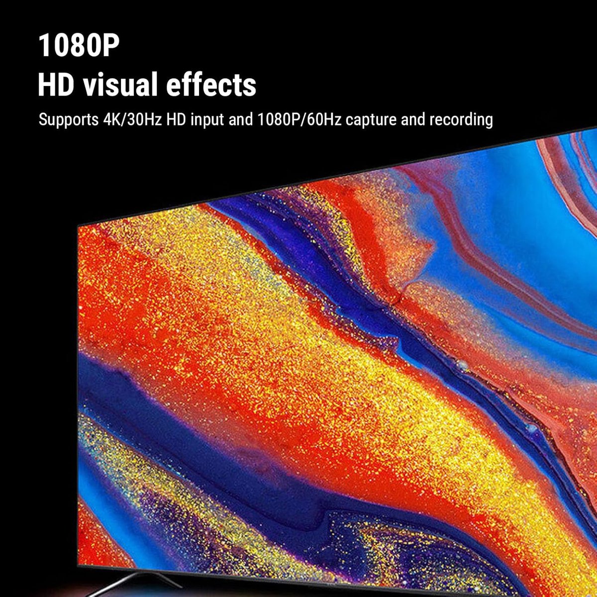 Video Capture Card - HDMI USB C - Live Streaming - 100W PD Snelladen - 4K 30Hz - Grijs thumbnail 6