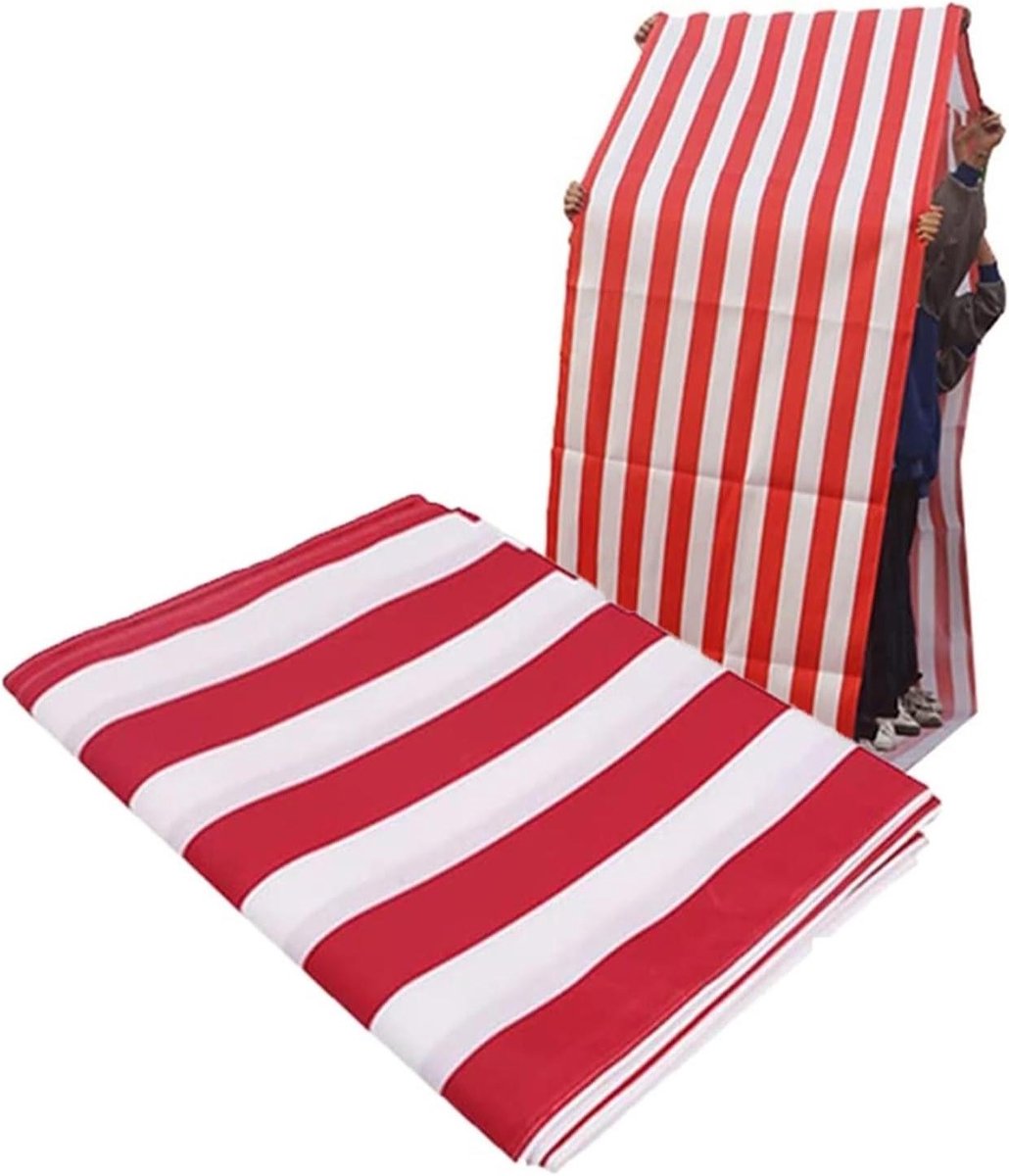 Loopmat - Teamwork spel Rolmat - Groepsactiviteit - Slijtvast Oxford-stof - 8 meter - Gekleurd