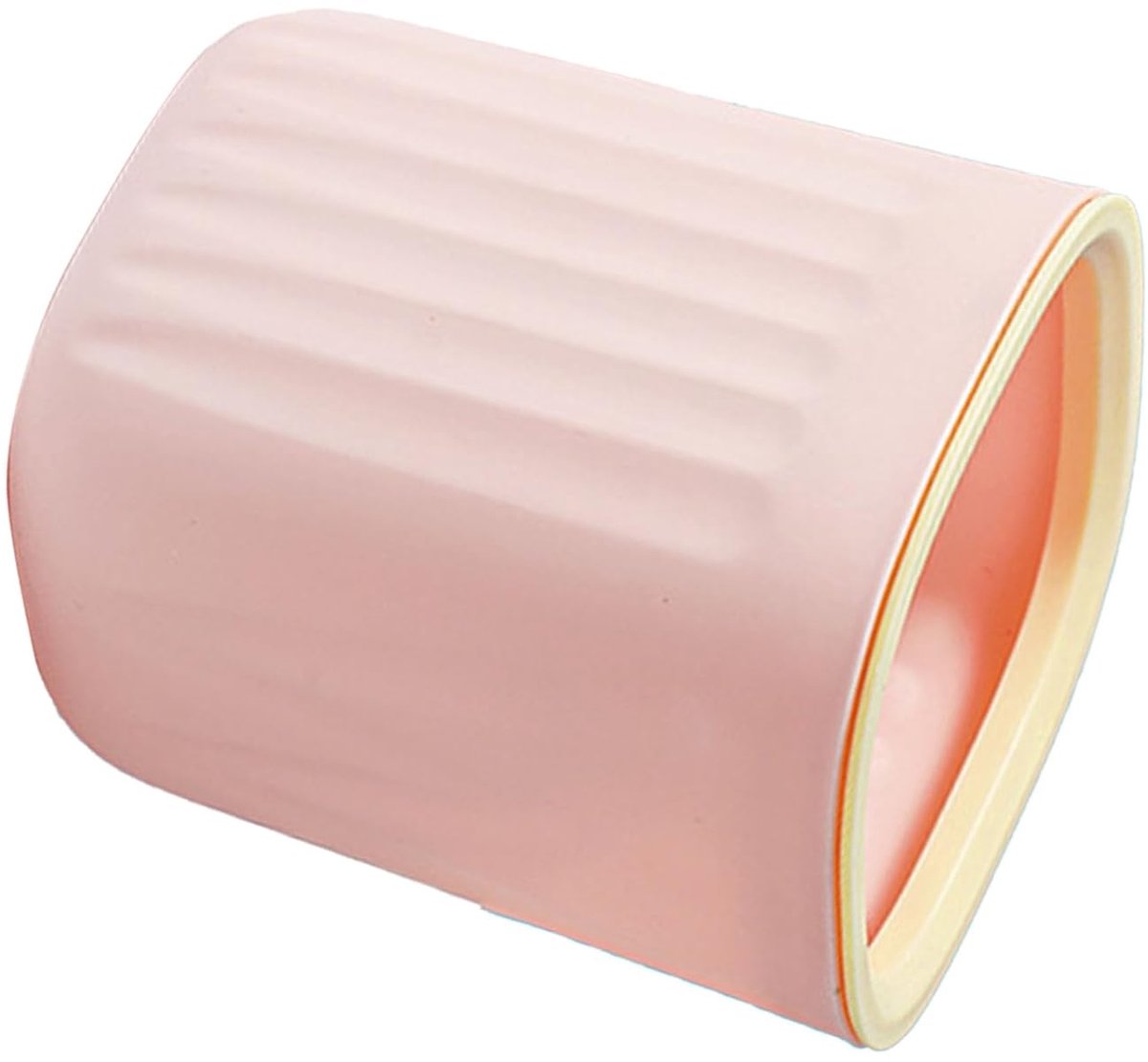Mini Prullenbak - Afvalbak Bureau - Bureau Opruimen - Met Drukring - 125x15x11cm - Roze Geel
