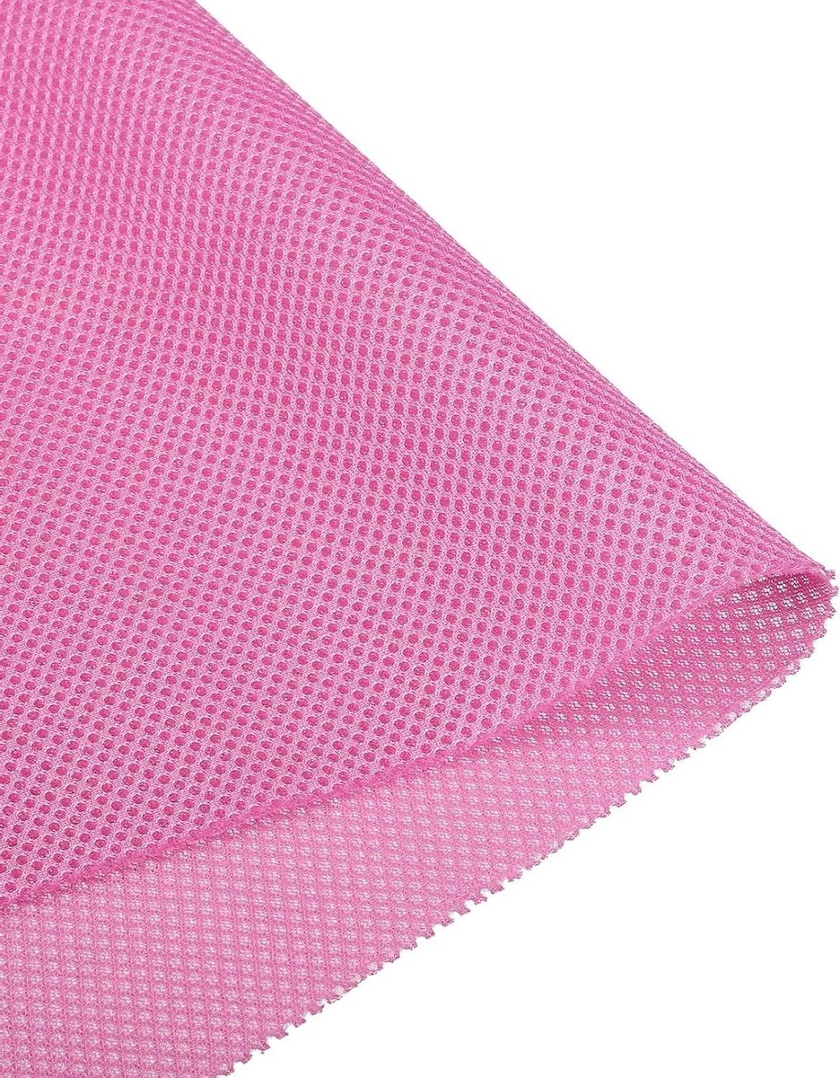 Speaker Grill Doek - Beschermend Gaas - Audio Reparaties - Stereo Mesh Stof - 40x55 cm - Roze