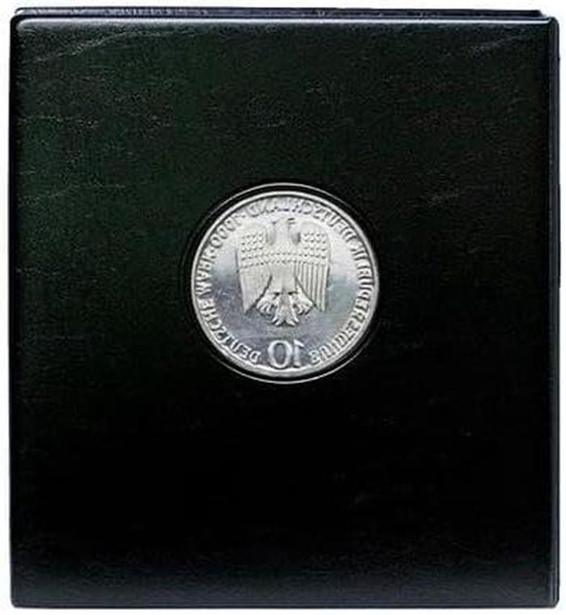 Muntenalbum Demark - Verzamelalbum Munten - Munten Verzamelen - Met Hoogglans Plaatjes - 235 x 265 x 45 mm - Zwart