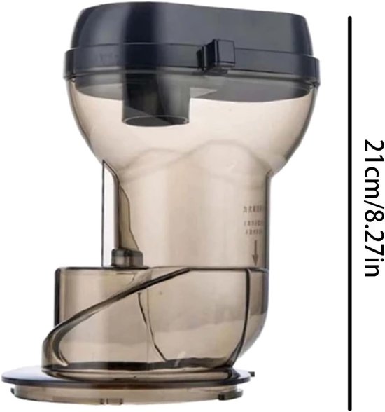 Sapmachine Inlaat Covers - Juicer Onderdelen - Verse Sappen Maken - Voedselveilig Materiaal - 15 cm - Grijs van Sapmachine — afbeelding 5