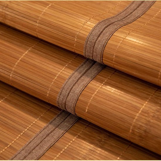 Bamboe Mat - Zomer Slaapmat - Koel Slapen - Ademend Ontwerp - 80 x 190 cm - Natuurlijk — afbeelding 4