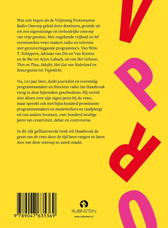 Waar gaat het eigenlijk over? 100 jaar VPRO