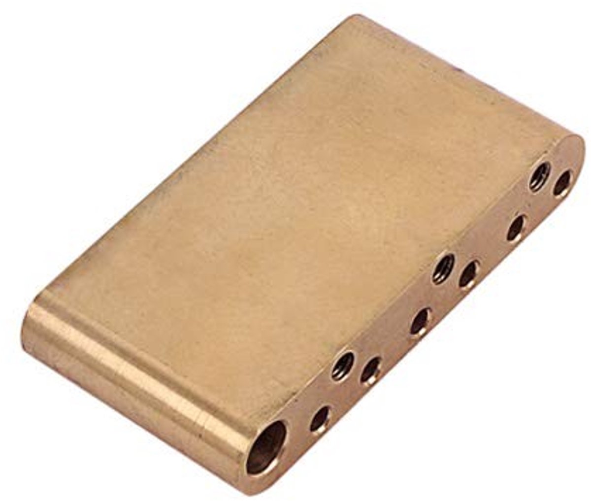 OmGoods - Dailygoody - Messing Tremolo Blok - Eenvoudig te installeren - 74mm - Geschikt voor Stratocaster - Perfecte upgrade voor je gitaar