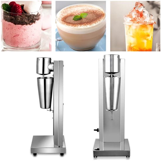 Cellista Milkshake Machine 650ml - Commerciële Milkshake Maker - Drankmixer Horeca - 180W 18000 RPM - Dubbele Snelheid - Bubble Tea Mixer — afbeelding 5