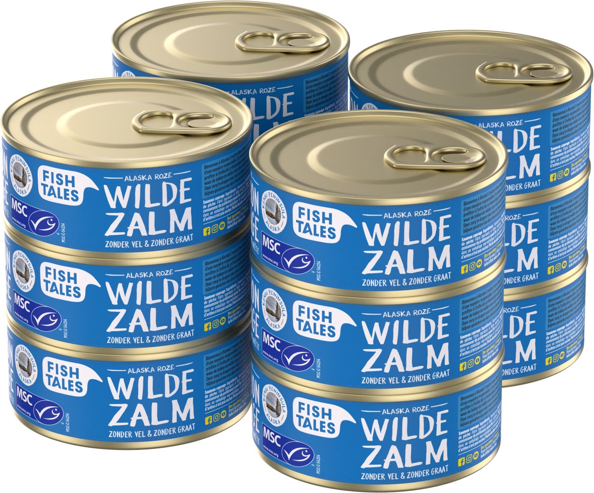 Fish Tales - Wilde Roze Zalm - Zonder Vel en Graat - MSC