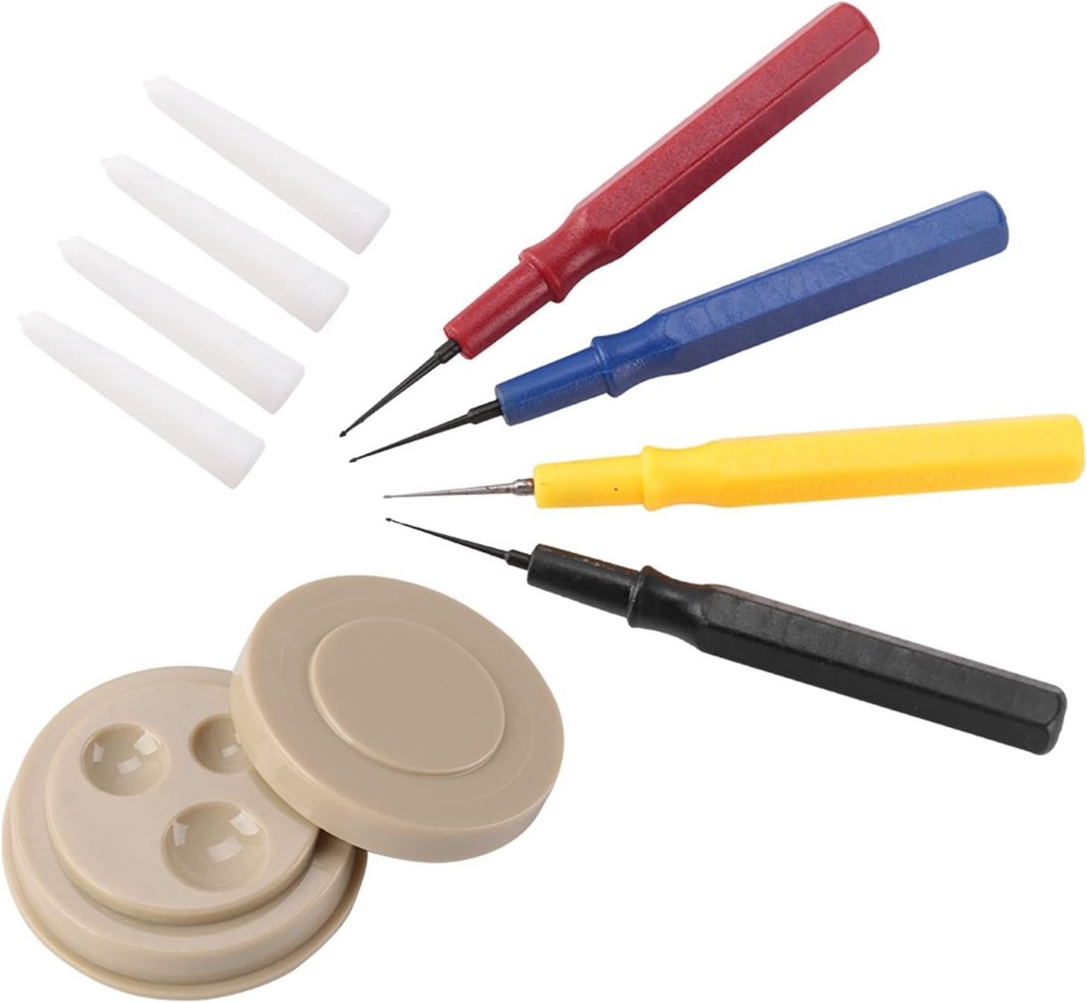 Professionele Horloge Reparatie Toolkit met Olie Cup en Diverse Olie Pennen voor Klokken en Horloges, Inclusief Schoonmaakset en Gereedschap