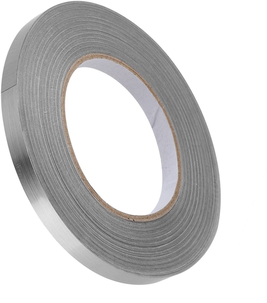 Foil Zelfklevende Tegel Sticker - Gouden/Zilveren Decoratieve Tape voor Vloeren en Wanden (1cm x 50m)