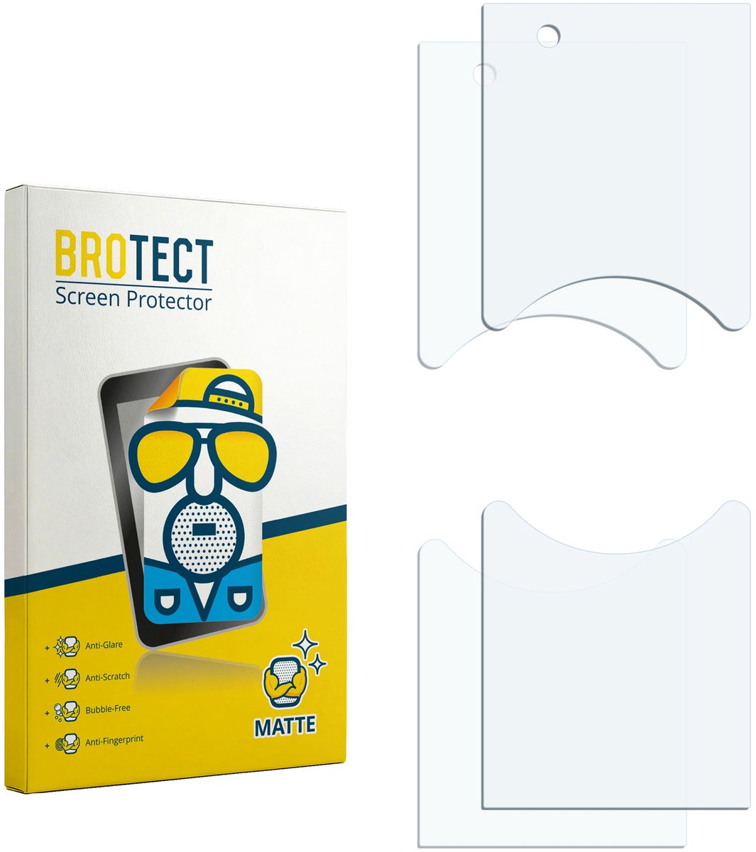 BROTECT - Screenprotector voor Ring Video Doorbell Pro (Version 2) - Folie Beschermfolie matte 2 Stuks – foto 4