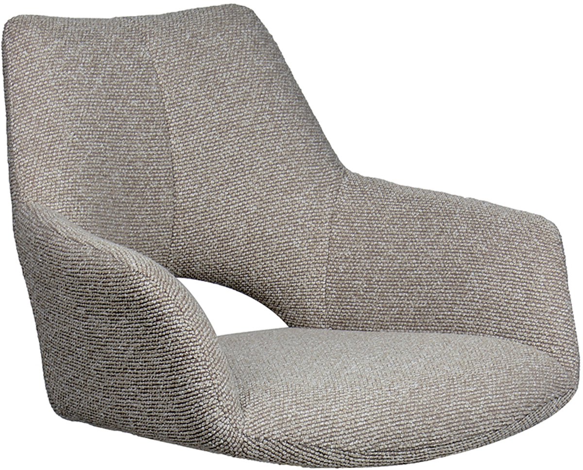 LABEL51 The Chair Studio Eetkamerstoel - Bruin - Royal Stof - One Size - Stoel