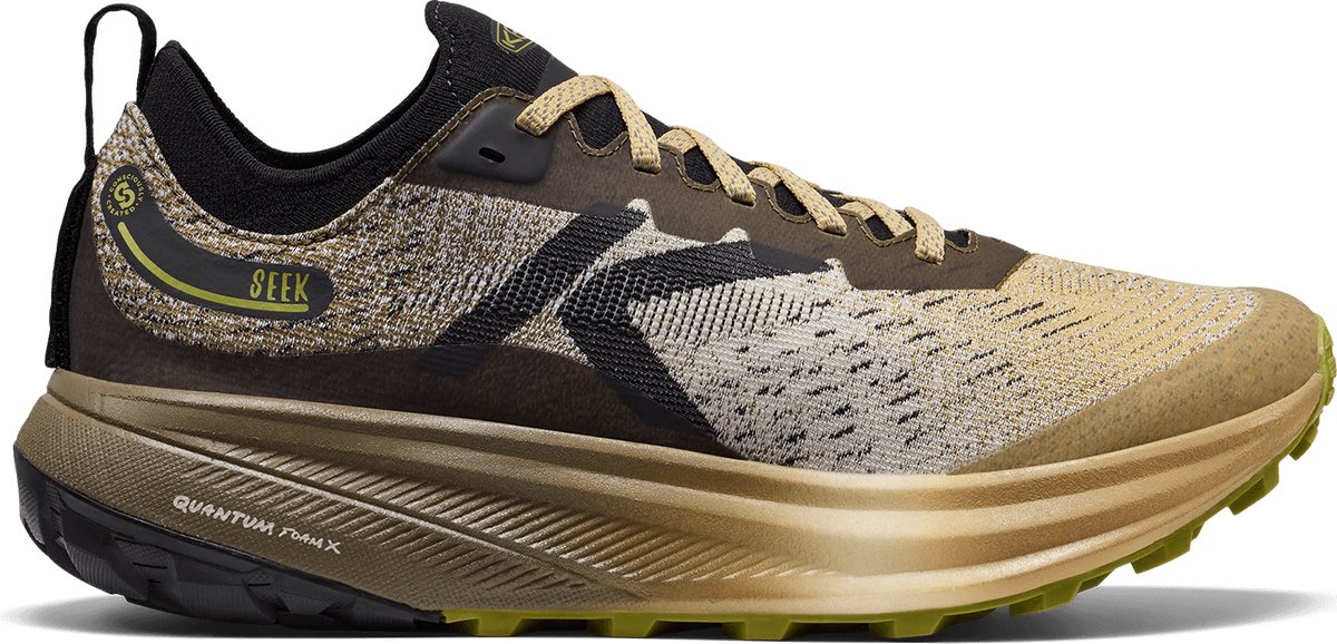 Keen - Seek Heren Trail Running Schoenen Dark Olive/Khaki - Maat 42.5