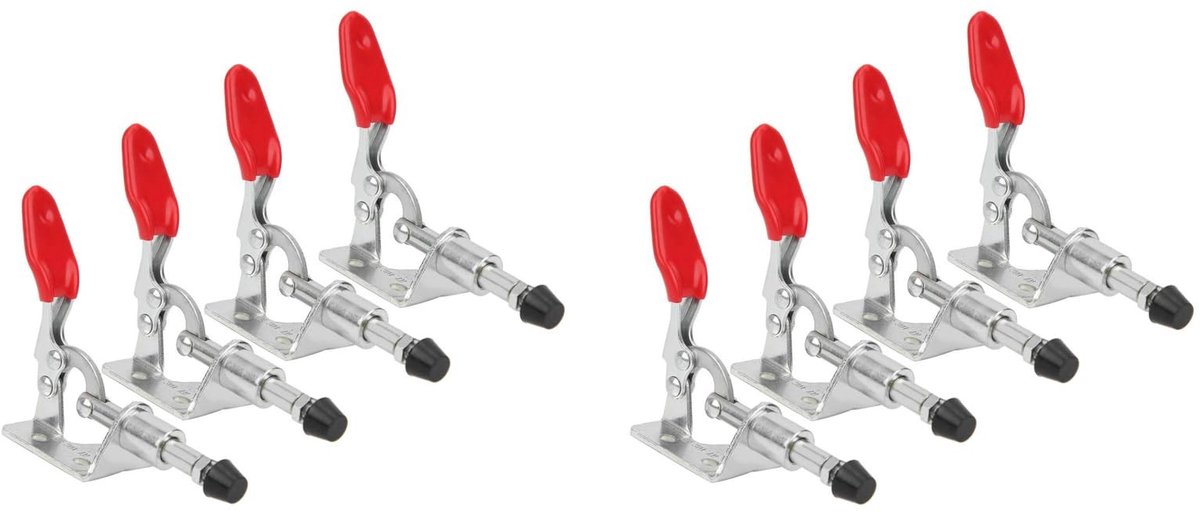 8Pcs GH-301-AM Toggle Clamp - Snelle Ontgrendelbare Klemmen voor Houtbewerking en Lassen - 45kg Draagvermogen
