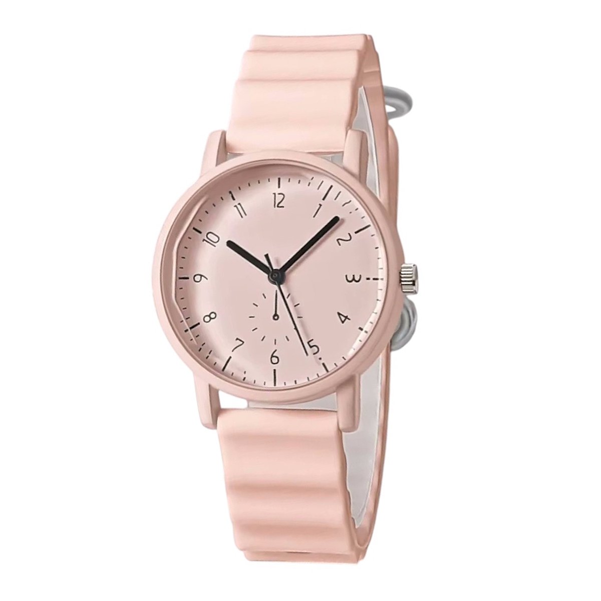 Basic Horloge - Roze | Kunststof-Siliconen | Ø 32 mm | Fashion Favorite