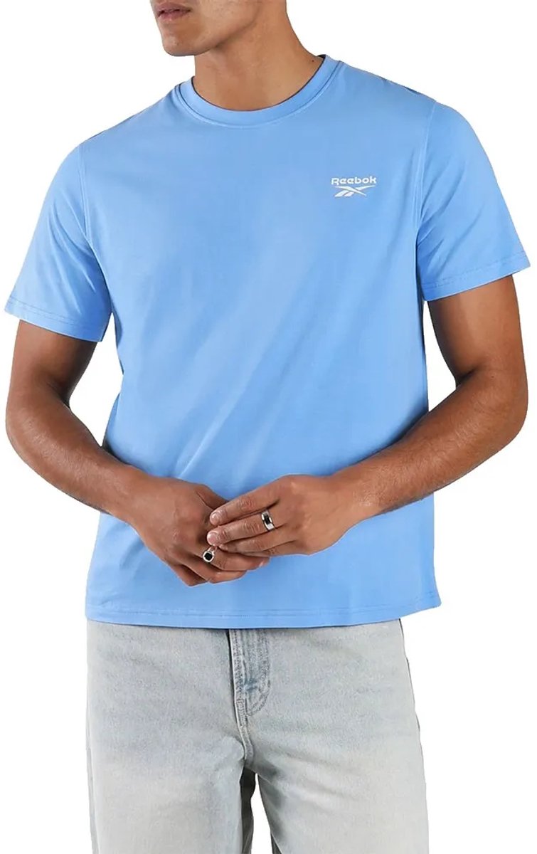 Reebok Cody Small Logo T-shirt Met Korte Mouwen Blauw XL / Regular Man