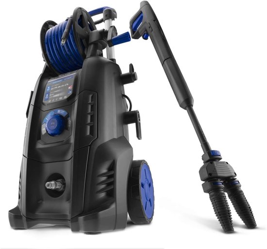 Hogedrukreiniger - Reinigingsmachine - Krachtig Reinigen - Dualtech Systeem - 150 bar - Blauw/Zwart — afbeelding 4