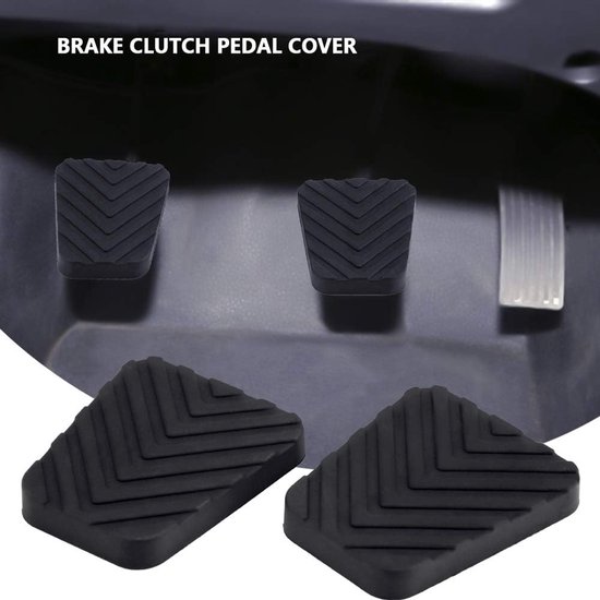 Gaspedaal Rubberhoes - Rempedaal Cover - Verbeteren Rijcomfort - Antislip Oppervlak - 66 mm breed - Zwart — afbeelding 4
