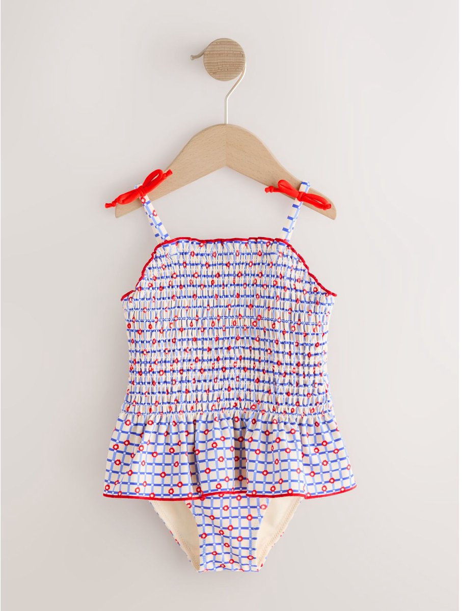 Next - Meisjes - Gerimpeld badpak - Rood